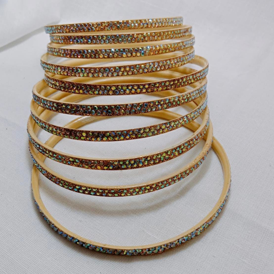 Pack Of 10 Multicolor Bangles, Trendy Popular Shiny Bangles For Women, Churia Bangle Set For Women, Wedding Wear Bangle Set Pack Of 10 Multicolor Bangles, Trendy Popular Shiny Bangles For Women, Churia Bangle Set For Women, Wedding Wear Bangle Set